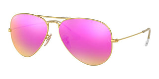 Ray-Ban AVIATOR LARGE METAL RB 3025 unisex Gold Pilot Sunglasses