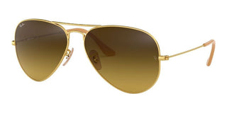 Ray-Ban AVIATOR LARGE METAL RB 3025 unisex Gold Pilot Sunglasses