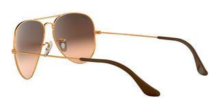 Ray-Ban AVIATOR LARGE METAL RB 3025 unisex Rose gold Pilot Sunglasses