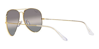 Ray-Ban AVIATOR LARGE METAL RB 3025 CHROMANCE unisex Gold Pilot Sunglasses