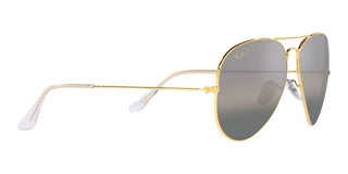 Ray-Ban AVIATOR LARGE METAL RB 3025 CHROMANCE unisex Gold Pilot Sunglasses