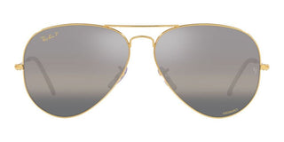 Ray-Ban AVIATOR LARGE METAL RB 3025 CHROMANCE unisex Gold Pilot Sunglasses