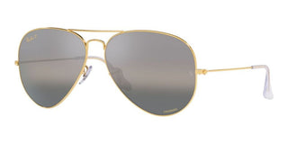 Ray-Ban AVIATOR LARGE METAL RB 3025 CHROMANCE unisex Gold Pilot Sunglasses