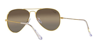 Ray-Ban AVIATOR LARGE METAL RB 3025 CHROMANCE unisex Gold Pilot Sunglasses