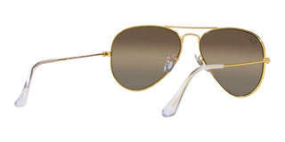 Ray-Ban AVIATOR LARGE METAL RB 3025 CHROMANCE unisex Gold Pilot Sunglasses
