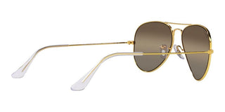 Ray-Ban AVIATOR LARGE METAL RB 3025 CHROMANCE unisex Gold Pilot Sunglasses