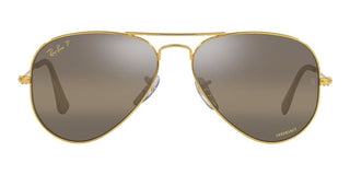 Ray-Ban AVIATOR LARGE METAL RB 3025 CHROMANCE unisex Gold Pilot Sunglasses