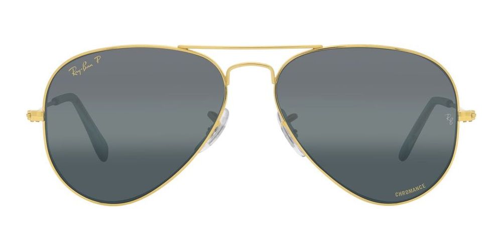 Ray-Ban AVIATOR LARGE METAL RB 3025 CHROMANCE unisex Gold Pilot