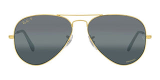 Ray-Ban AVIATOR LARGE METAL RB 3025 CHROMANCE unisex Gold Pilot Sunglasses
