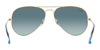 Ray-Ban AVIATOR LARGE METAL RB 3025 GRADIENT unisex Gold Pilot Sunglasses
