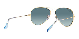 Ray-Ban AVIATOR LARGE METAL RB 3025 GRADIENT unisex Gold Pilot Sunglasses