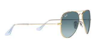 Ray-Ban AVIATOR LARGE METAL RB 3025 GRADIENT unisex Gold Pilot Sunglasses