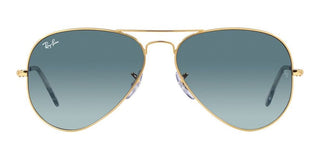 Ray-Ban AVIATOR LARGE METAL RB 3025 GRADIENT unisex Gold Pilot Sunglasses