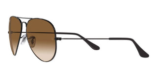 Ray-Ban AVIATOR LARGE METAL RB 3025 GRADIENT unisex Black Pilot Sunglasses
