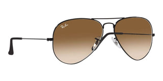 Ray-Ban AVIATOR LARGE METAL RB 3025 GRADIENT unisex Black Pilot Sunglasses