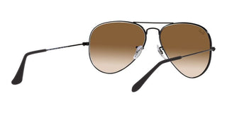 Ray-Ban AVIATOR LARGE METAL RB 3025 GRADIENT unisex Black Pilot Sunglasses