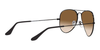 Ray-Ban AVIATOR LARGE METAL RB 3025 GRADIENT unisex Black Pilot Sunglasses