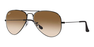 Ray-Ban AVIATOR LARGE METAL RB 3025 GRADIENT unisex Black Pilot Sunglasses