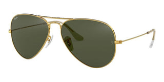 Ray-ban Aviator Large Metal Rb 3025 Unisex Gold Pilot Sunglasses