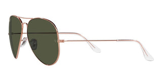 Ray-Ban AVIATOR LARGE METAL RB 3025 ROSE GOLD unisex Rose gold Pilot Sunglasses