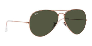 Ray-Ban AVIATOR LARGE METAL RB 3025 ROSE GOLD unisex Rose gold Pilot Sunglasses