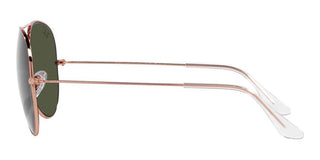 Ray-Ban AVIATOR LARGE METAL RB 3025 ROSE GOLD unisex Rose gold Pilot Sunglasses