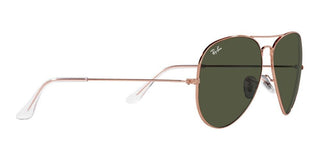 Ray-Ban AVIATOR LARGE METAL RB 3025 ROSE GOLD unisex Rose gold Pilot Sunglasses
