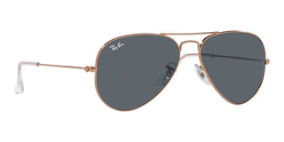 Ray-Ban AVIATOR LARGE METAL RB 3025 ROSE GOLD unisex Rose gold Pilot Sunglasses