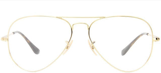 Ray-Ban AVIATOR LARGE METAL RX 6489 unisex Gold Pilot Eyeglasses