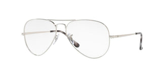 Ray-Ban AVIATOR LARGE METAL RX 6489 unisex Silver Pilot Eyeglasses