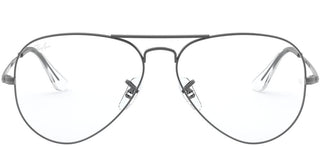 Ray-Ban AVIATOR LARGE METAL RX 6489 unisex Ruthenium Pilot Eyeglasses