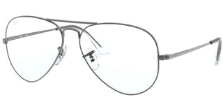 Ray-Ban AVIATOR LARGE METAL RX 6489 unisex Ruthenium Pilot Eyeglasses