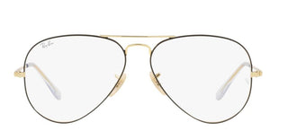 Ray-Ban AVIATOR LARGE METAL RX 6489 unisex Black Pilot Eyeglasses