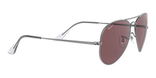 Ray-Ban AVIATOR METAL II RB 3689 unisex Ruthenium Pilot Sunglasses