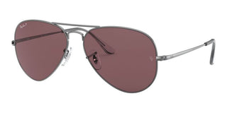 Ray-Ban AVIATOR METAL II RB 3689 unisex Ruthenium Pilot Sunglasses