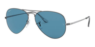 Ray-Ban AVIATOR METAL II RB 3689 unisex Ruthenium Pilot Sunglasses