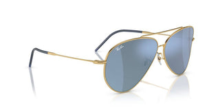 Ray-ban Aviator Reverse R0101s Unisex Gold Pilot Sunglasses