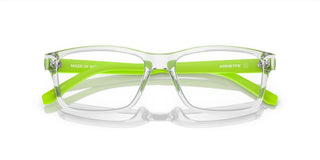 Arnette A-VOLUTION AN 7237U men Transparent Geometric Eyeglasses