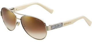 Jimmy Choo BABA/S women Gold Pilot Sunglasses
