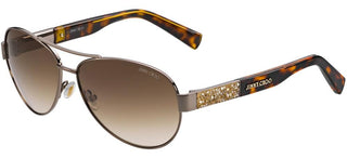 Jimmy Choo BABA/S women Brown Pilot Sunglasses