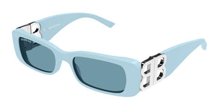 Balenciaga BB0096S women Blue Geometric Sunglasses