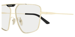 Balenciaga BB0246SA men Gold Pilot Sunglasses
