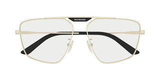 Balenciaga BB0246SA men Gold Pilot Sunglasses