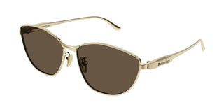 Balenciaga Bb0358s Women Gold Squared Sunglasses