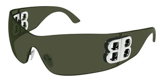 Balenciaga BB0359S women Green Shield Sunglasses