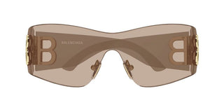 Balenciaga BB0359S women Brown Shield Sunglasses