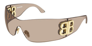 Balenciaga BB0359S women Brown Shield Sunglasses