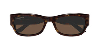 Balenciaga Bb0390sk Men Havana Squared Sunglasses