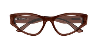 Balenciaga BB0391O women Brown Cat Eye Eyeglasses