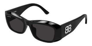 Balenciaga Bb0397sa Women Black Squared Sunglasses